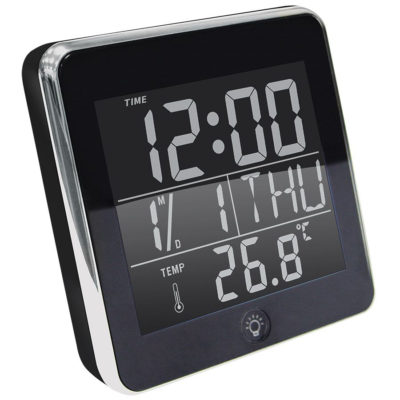 Часы «NEO» с будильником, календарем, подсветкой и термометром, изображение 1