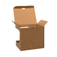 Коробка для кружек 25903, 27701, 27601, размер 11,8х9,0х10,8 см, микрогофрокартон, коричневый, изображение 2