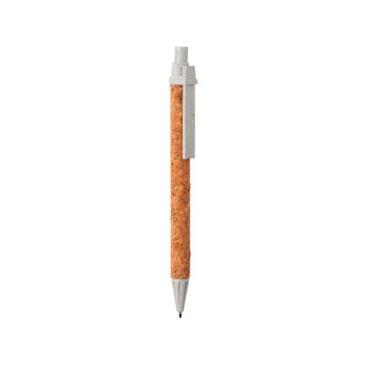 PEVEX, ручка шариковая, пробка, пластик с пшеничной соломой, изображение 3