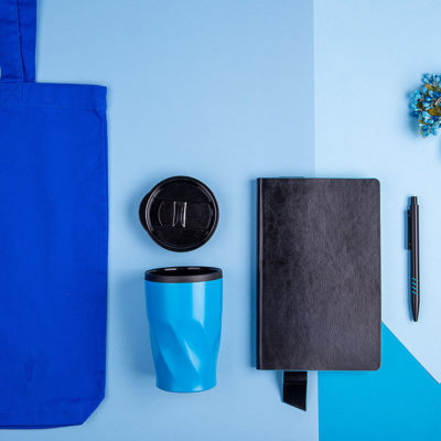 Набор подарочный VIBES4HIM: бизнес-блокнот, ручка, термокружка, сумка — 35012/35/22_1, изображение 1