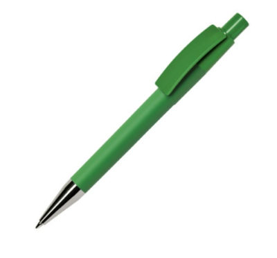 Ручка шариковая NEXT, зеленый, покрытие soft-touch,  пластик, изображение 1