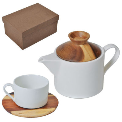 Набор «Andrew»:чайная пара и чайник в подарочной упаковке, изображение 1