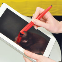 Ручка шариковая N3 со стилусом и подставкой для смартфона — 22802/08_1, изображение 2