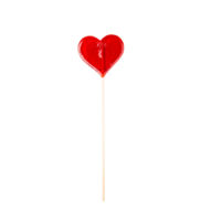 Карамель леденцовая   «Сердце» со вкусом клубники, 76 гр, изображение 1