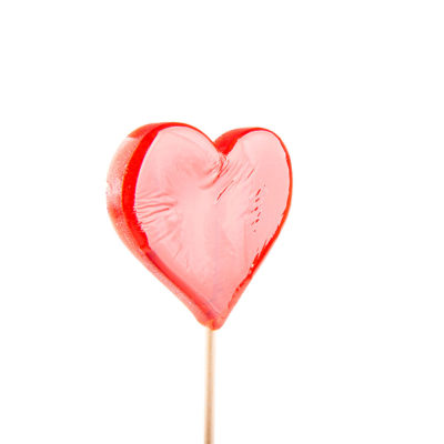 Карамель леденцовая   «Сердце» со вкусом клубники, 76 гр, изображение 2