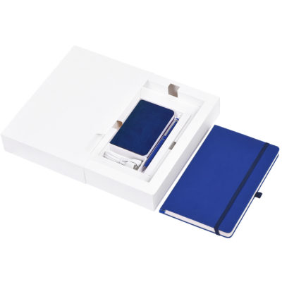 Набор PowerBox: универсальное зарядное устройство (4000mAh), блокнот и ручка в подарочной коробке, изображение 3