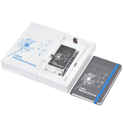 Набор PowerBox: универсальное зарядное устройство (4000mAh), блокнот и ручка в подарочной коробке, изображение 22