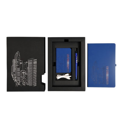 Набор PowerBox: универсальное зарядное устройство (4000mAh), блокнот и ручка в подарочной коробке, изображение 26