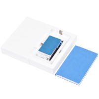 Набор PowerBox: универсальное зарядное устройство (4000mAh), блокнот и ручка в подарочной коробке, изображение 5
