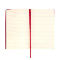 Бизнес-блокнот «Funky» A5, красный, серый форзац, мягкая обложка, в линейку  — 21209/08/30_1, изображение 3