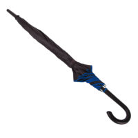 Зонт-трость BACK TO BLACK, пластиковая ручка, полуавтомат — 7432/24_1, изображение 3