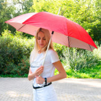 Зонт-трость SILVER, пластиковая ручка, полуавтомат — 8100/26_1, изображение 6