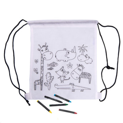 Рюкзак для раскрашивания WIZZY с восковыми мелками (5шт), изображение 3