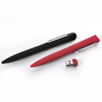 IQ, ручка с флешкой, 8 GB, металл, soft-touch — 1108/08_1, изображение 3