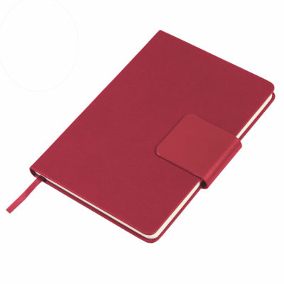 Ежедневник недатированный Stevie, А5,  красный, кремовый блок, без обреза — 24706/08_1, изображение 1
