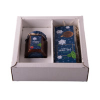 Набор  «Малина-мята», варенье малиновое и иван-чай с мятой в подарочной упаковке, изображение 1