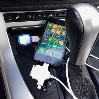 Автомобильный адаптер «Mobicar» для зарядки мобильных устройств с подсветкой и двумя USB-портами, изображение 3