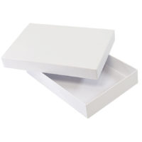 Коробка подарочная,  белый, 16х24х4 см, изображение 1