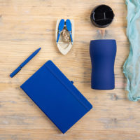 Набор подарочный SILKYWAY: термокружка, блокнот, ручка, коробка, стружка, темно-синий — 39408/26_1, изображение 1