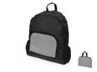 Рюкзак складной Reflector со светоотражающим карманом, темно-серый/серебристый, изображение 1