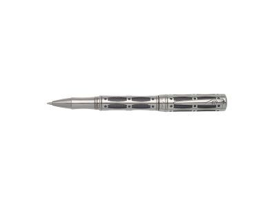 Ручка -роллер Pierre Cardin THE ONE. Цвет — пушечная сталь и черный. Упаковка L — 417590_2, изображение 3