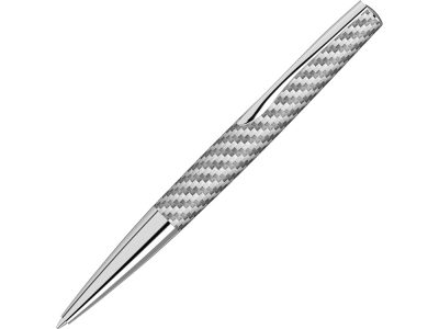 Ручка шариковая металлическая Elegance из карбонового волокна, серебристый — 187998.00_2, изображение 1