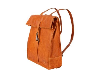Рюкзак-сумка KLONDIKE DIGGER Mara, натуральная кожа цвета коньяк, 32,5 x 36,5 x 11 см — 1070.04_2, изображение 1