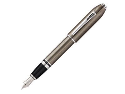 Перьевая ручка Cross Peerless Translucent Titanium Grey Engraved Lacquer, серый — 421270_2, изображение 1