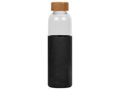 Бутылка для воды стеклянная Refine, в чехле, 550 мл, черный — 887317_2, изображение 3