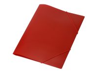 Папка формата А4 на резинке, красный — 19200.01_2, изображение 1