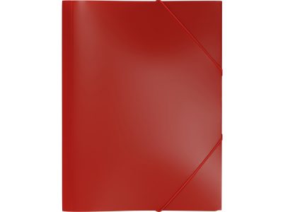 Папка формата А4 на резинке, красный — 19200.01_2, изображение 2