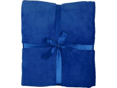 Плед флисовый Natty из переработанного пластика, синий — 835842_2, изображение 3