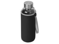 Бутылка для воды Pure c чехлом, 420 мл, черный — 887320_2, изображение 1