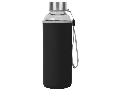 Бутылка для воды Pure c чехлом, 420 мл, черный — 887320_2, изображение 4