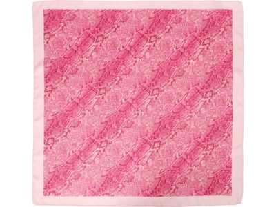 Платок розовый 500*515 мм в подарочном мешке, изображение 1