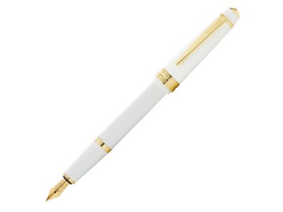 Перьевая ручка Cross Bailey Light Polished White Resin and Gold Tone, перо F, изображение 1