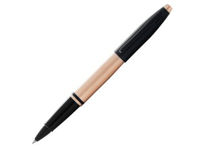 Ручка-роллер Cross Calais Brushed Rose Gold Plate and Black Lacquer — 421340_2, изображение 1