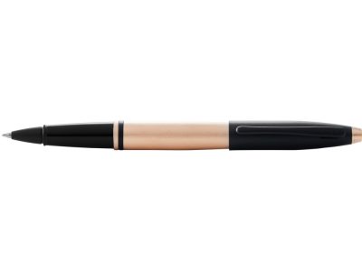 Ручка-роллер Cross Calais Brushed Rose Gold Plate and Black Lacquer — 421340_2, изображение 2