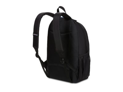 Рюкзак SWISSGEAR, чёрный/голубой, полиэстер, 32х14х45 см, 20 л, изображение 2