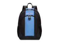 Рюкзак SWISSGEAR, чёрный/голубой, полиэстер, 32х14х45 см, 20 л, изображение 3