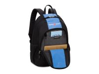Рюкзак SWISSGEAR, чёрный/голубой, полиэстер, 32х14х45 см, 20 л, изображение 7