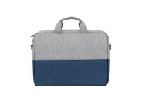 RIVACASE 7532 grey/dark blue сумка для ноутбука 15.6», изображение 2