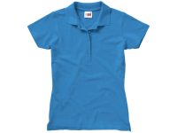 Рубашка поло First женская, небесно-голубой, изображение 3