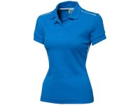 Рубашка поло Backhand женская, небесно-синий/белый, изображение 1