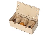 Подарочный набор с тремя видами варенья в деревянной коробке Trio Sweet, изображение 2