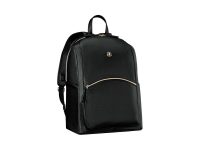 Рюкзак женский WENGER LeaMarie, ПВХ/полиэстер, 31x16x41 см, 18 л, черный — 610190_2, изображение 4