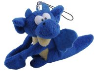 Мягкая игрушка- брелок Дракон, синий — 539820_2, изображение 2