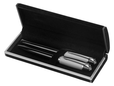 Набор Celebrity Кюри: ручка шариковая, ручка роллер в футляре — 51275.00_2, изображение 2