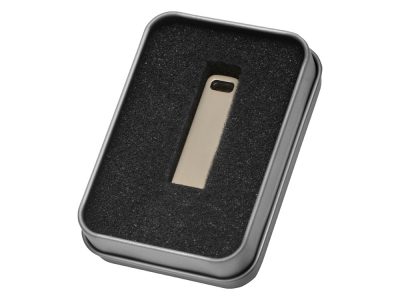 Коробка для флеш-карт с мини чипом Этан, серебристый, изображение 4