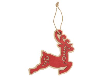 Подвеска деревянная Рождественский олень, изображение 2
